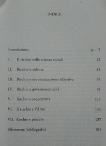 Il Rischio (Percezione, Simboli, Culture)