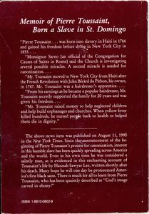 Memoir Of Pierre Toussaint