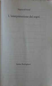l'Interpretazione Dei Sogni