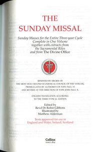 The Sunday Missal (Blue Edition)