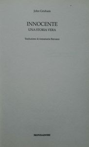 Innocente (Una Storia Vera)
