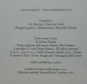 Il Mio Nome è Rosso