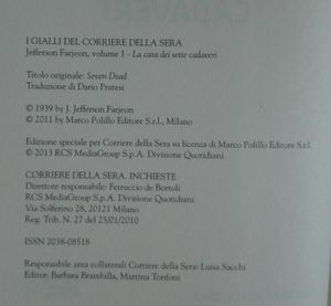 La Casa Dei Sette Cadaveri