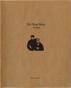 Pet Shop Boys. Literally. Issue 1, July 1989.