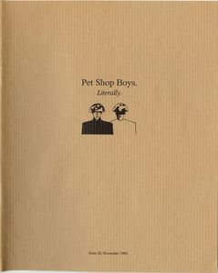 Pet Shop Boys. Literally. Issue 11, November 1993.