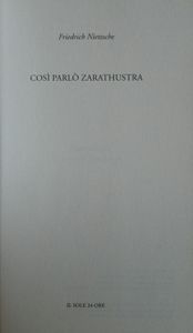 Così Parlò Zarathustra