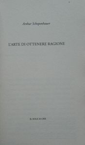 L'Arte Di Ottenere Ragione