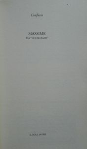 Massime (Da "I Dialoghi")
