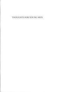 Thoughts for Young Men