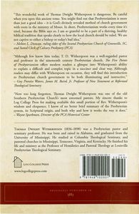 The Five Points Of Presbyterianism: The Distinctives Of Presbyterian Church Government