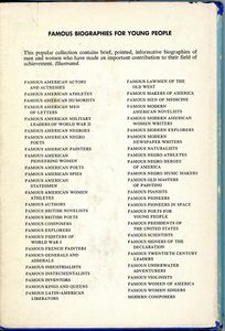 Famous American Negro Poets