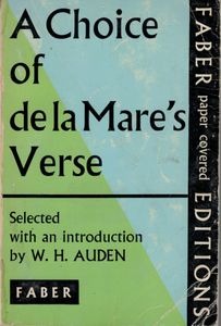 A Choice of de la Mare's Verse