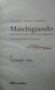 Marchigianando (Dizionario della Cucina Marchigiana) 2 Caciunitti / Erbe