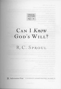 Can I Know God’s Will?