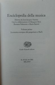 Enciclopedia Della Musica Vol.1 (La Musica Europea Dal Gregoriano A Bach)