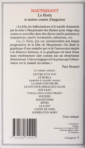 Le Horla et autres contes d'angoisse