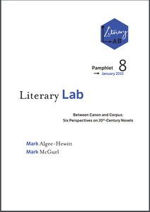 Between Canon and Corpus: Six Perspectives on 20th-Century Novels