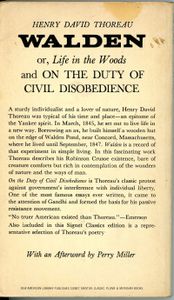 Walden and Civil Disobedience