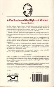 A Vindication of the Rights of Woman
