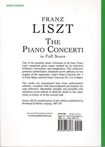 The Piano Concerti in Full Score