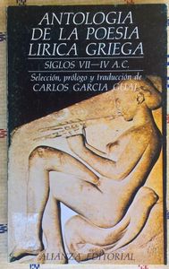 Antologia de la Poesia Lirica Griega