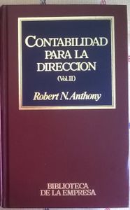 Contabilidad para la direccion Vol. II
