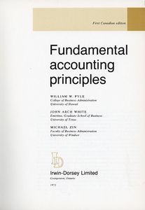 Fundamental Accounting Principles