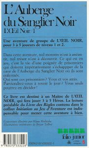L'auberge du Sanglier Noir