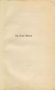 Up From Slavery