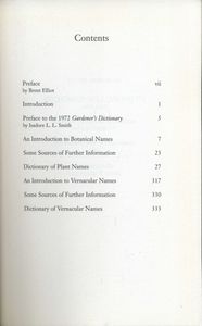 Stearn's Dictionary of Plant Names for Gardeners