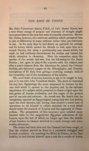 The Ring of Thoth