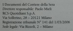 I Documenti Del Corriere Della Sera