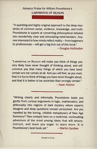 Labyrinths of Reason: Paradox, Puzzles, and the Frailty of Knowledge