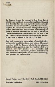 The Spiritual Crisis of Man