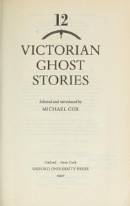 Twelve Victorian Ghost Stories