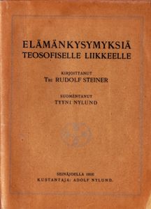 Elämänkysymyksiä Teosofiselle Liikkeelle