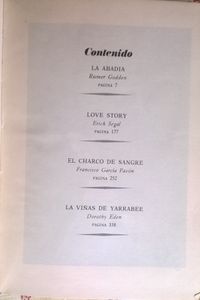 La Abadia / Love Story / El Charco De Sangre / Las Viñas De Yarrabee