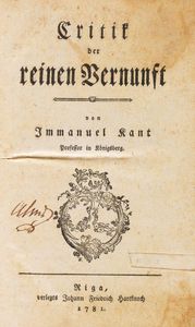 Kritik der reinen Vernunft