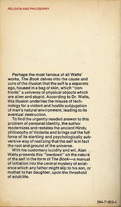 The Book: On the Taboo Against Knowing Who You Are