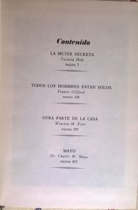 La Mujer Secreta / Todos Los Hombres Estan Solos / Otra Parte De La Casa / Mayo