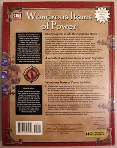 Wondrous Items of Power