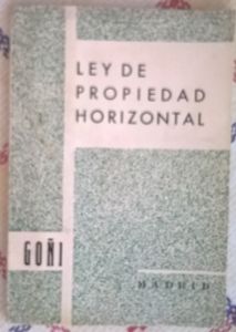 Ley De Propiedad Horizontal