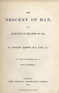 The Descent of Man, and Selection in Relation to Sex
