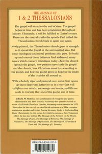The Message of Thessalonians: The Gospel & the End of Time