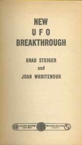 New UFO Breakthrough