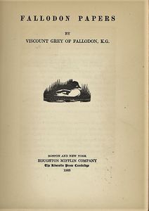 Fallodon Papers