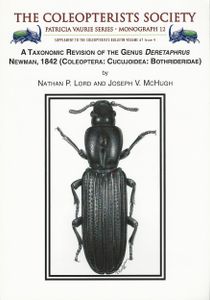 A Taxonomic Revision of the Genus Deretaphrus Newman, 1842 (Coleoptera: Cucujoidea: Bothrideridae)