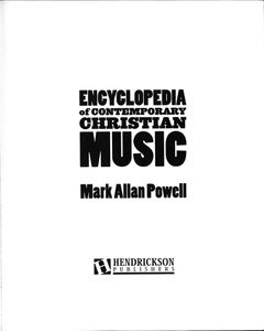Encyclopedia of Contemporary Christian Music