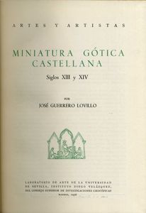 Miniatura Gotica Castellana Siglos XIII y XIV