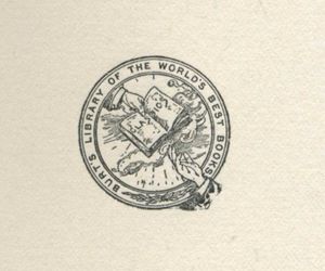 Burt's Library Of The World's Best Books